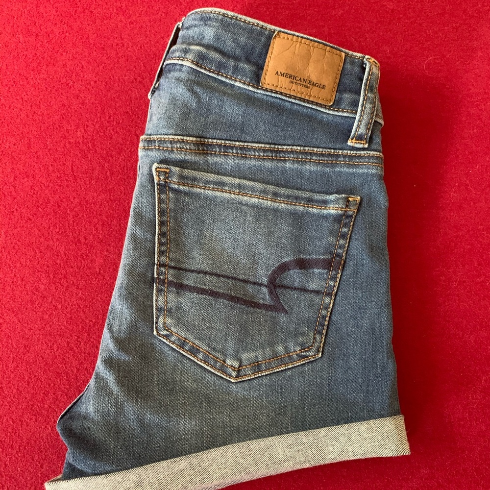 American Eagle High Waisted Denim Shorts